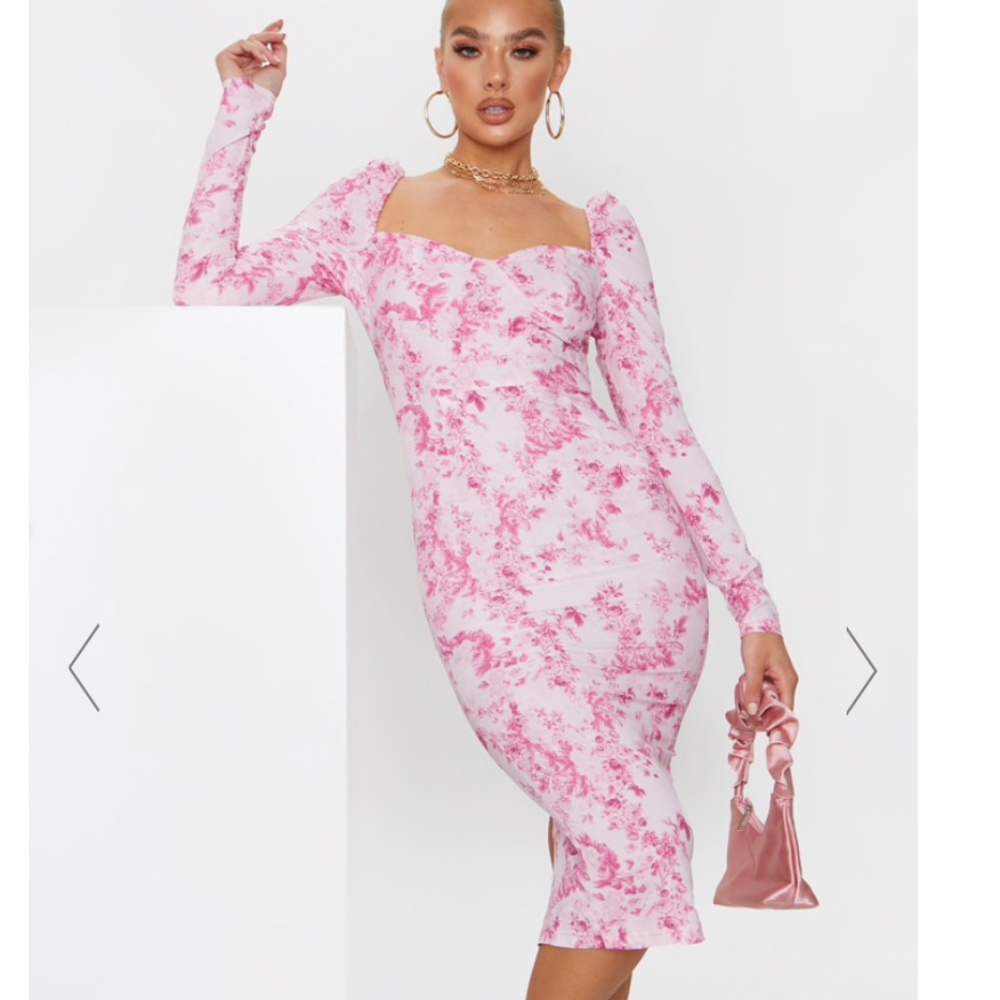 Floral midi dress